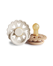 Lot de 2 sucettes Fairytale latex Coloris duckling/emperor Frigg