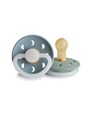 Lot de 2 sucettes Moon night latex Coloris stone blue/sage  Frigg