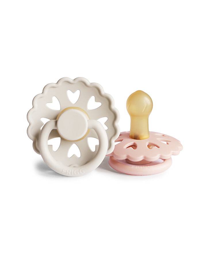 Lot de 2 sucettes Fairytale latex Coloris duckling/girl Frigg