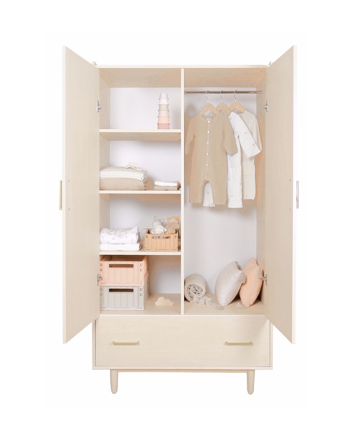 Armoire Fantine Coloris bois Natalys