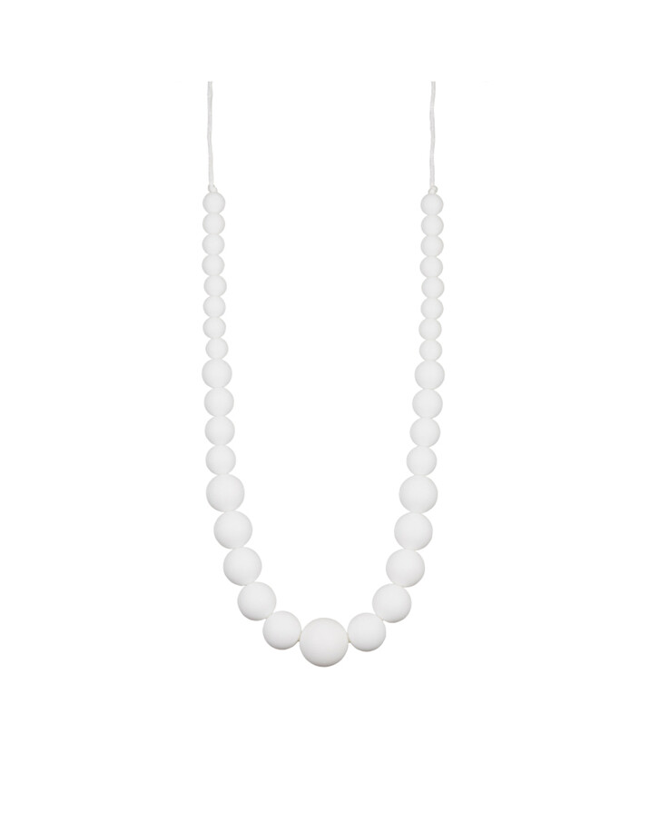 Collier d'allaitement Louise Coloris blanc Minty Wendy