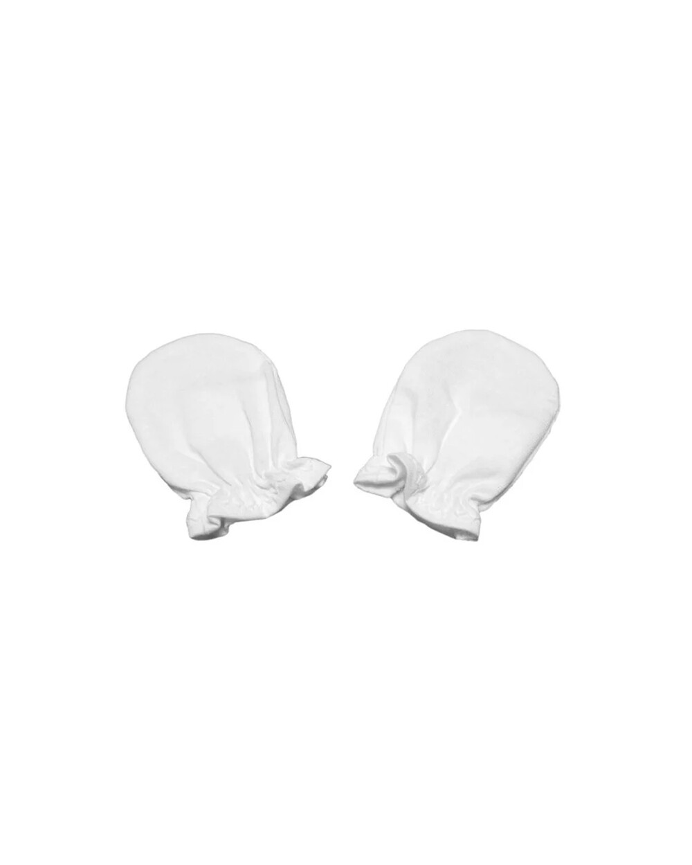 Moufles nouveau-né anti-griffures Coloris blanc Natalys
