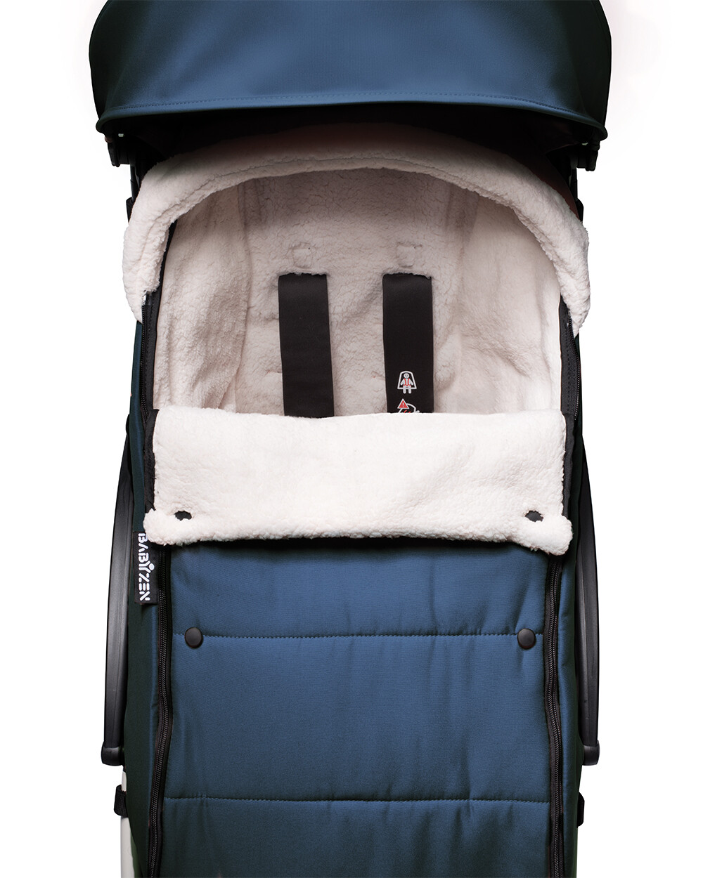 Chancelière poussette YOYO Coloris bleu marine Stokke