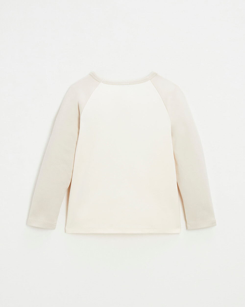 Tee-shirt bicolore brodé Coloris écru Natalys