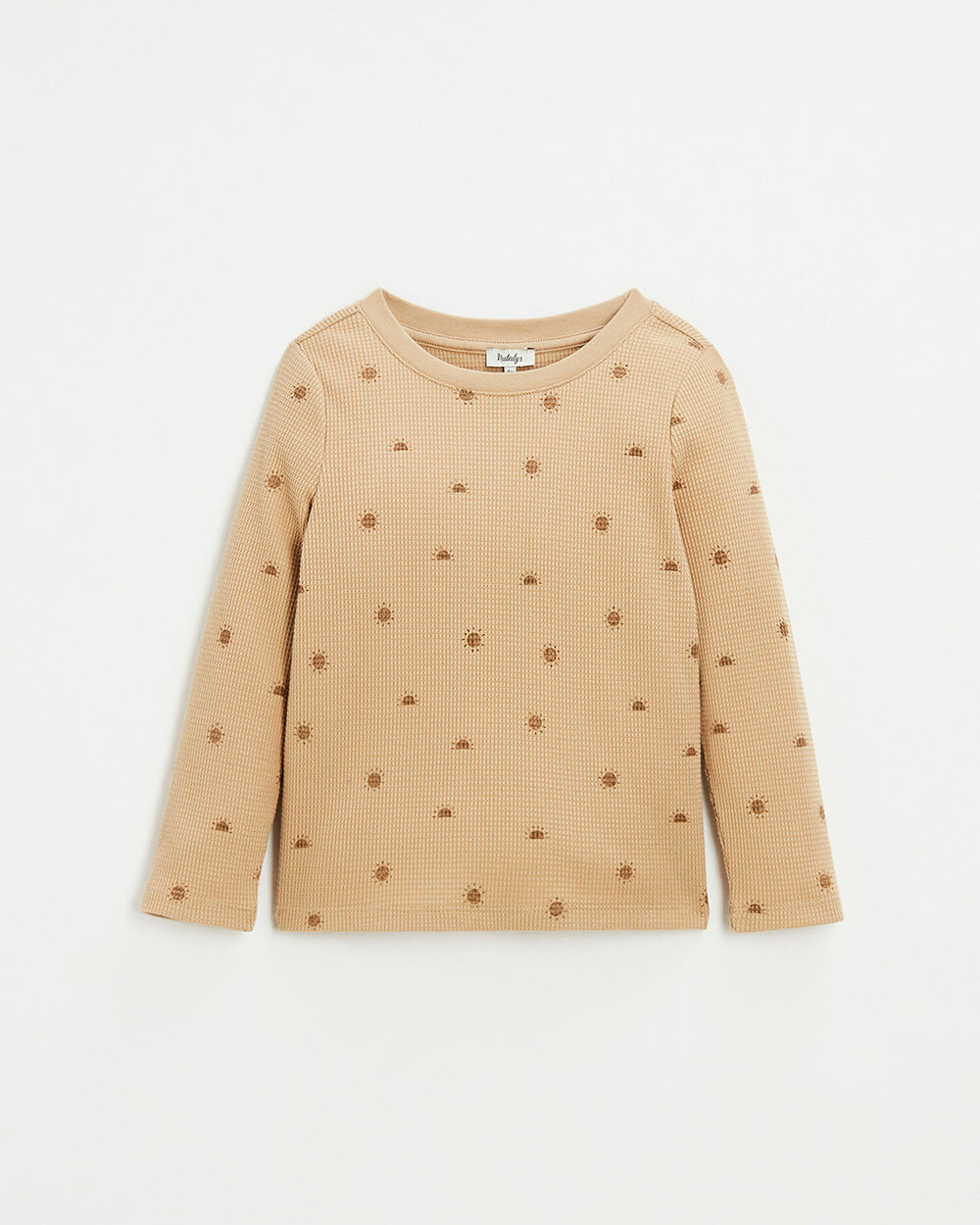 Tee shirt en coton Imprimé soleil Natalys