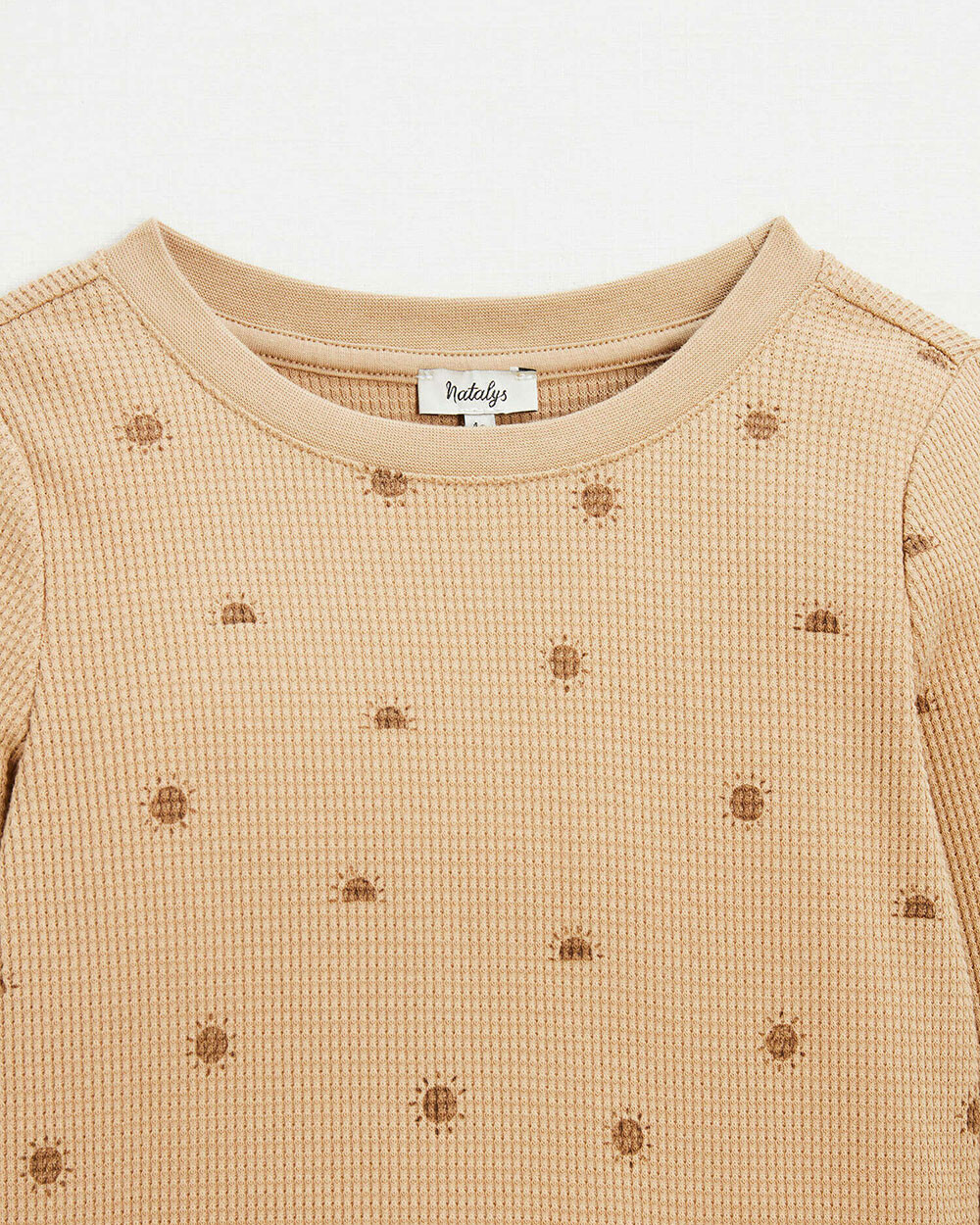Tee shirt en coton Imprimé soleil Natalys