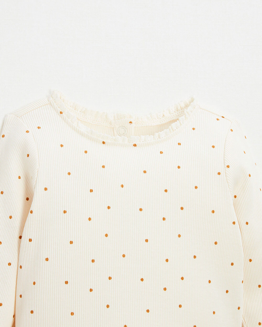 Tee-shirt imprim&eacute; pois Coloris &eacute;cru  Natalys