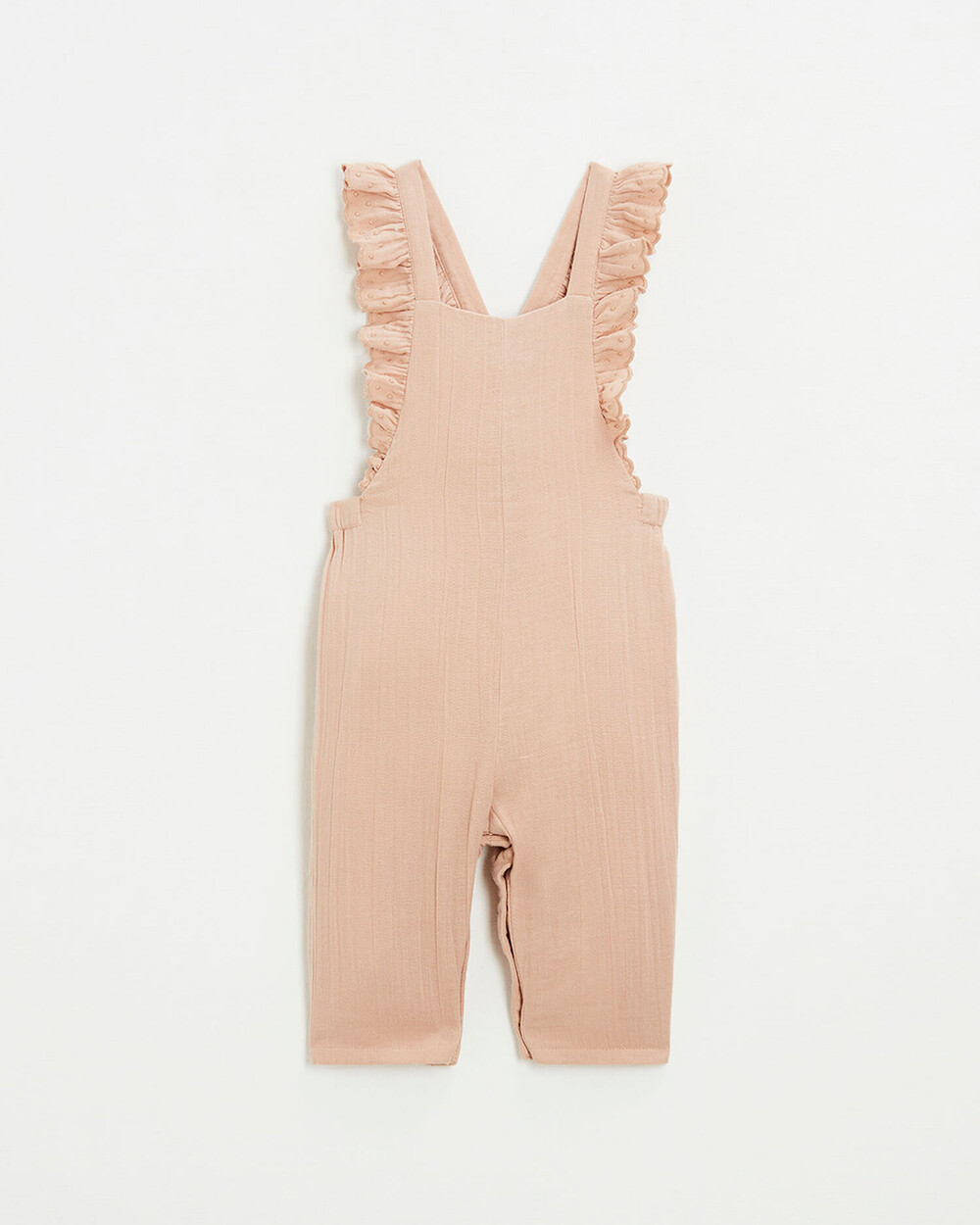 Combinaison en gaze de coton Coloris rose poudré Natalys
