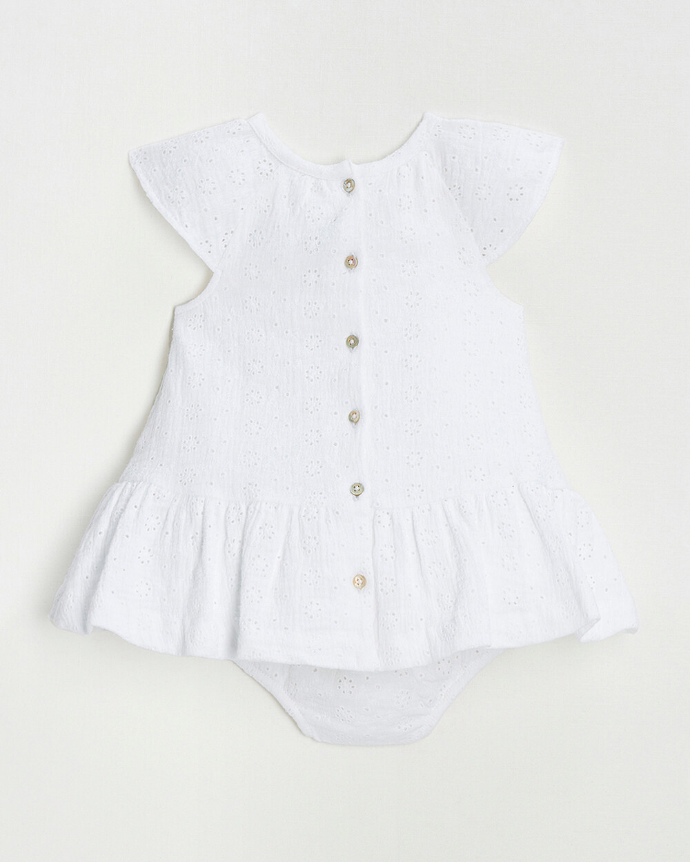 Robe en broderie anglaise Coloris écru Natalys