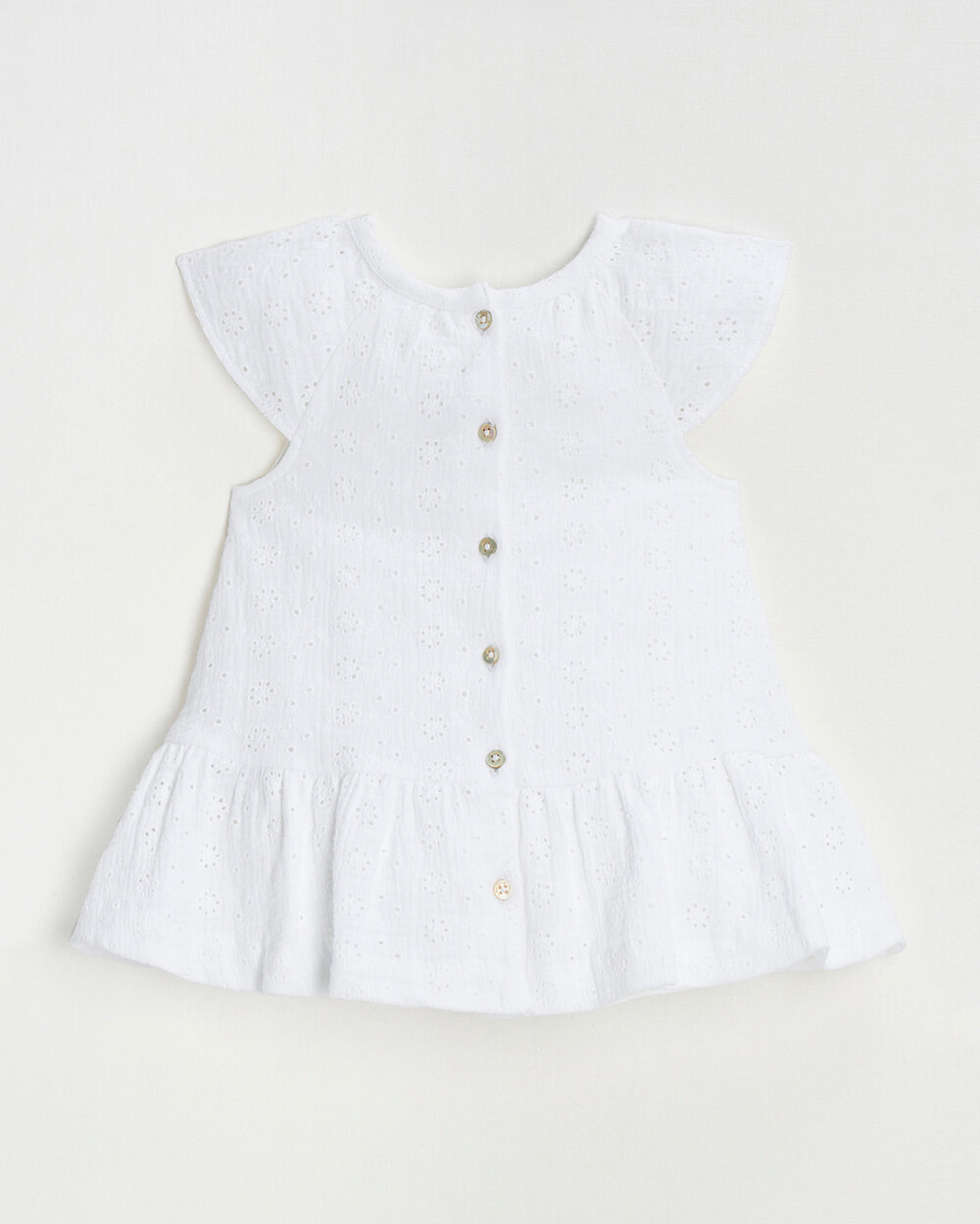 Robe en broderie anglaise Coloris écru Natalys