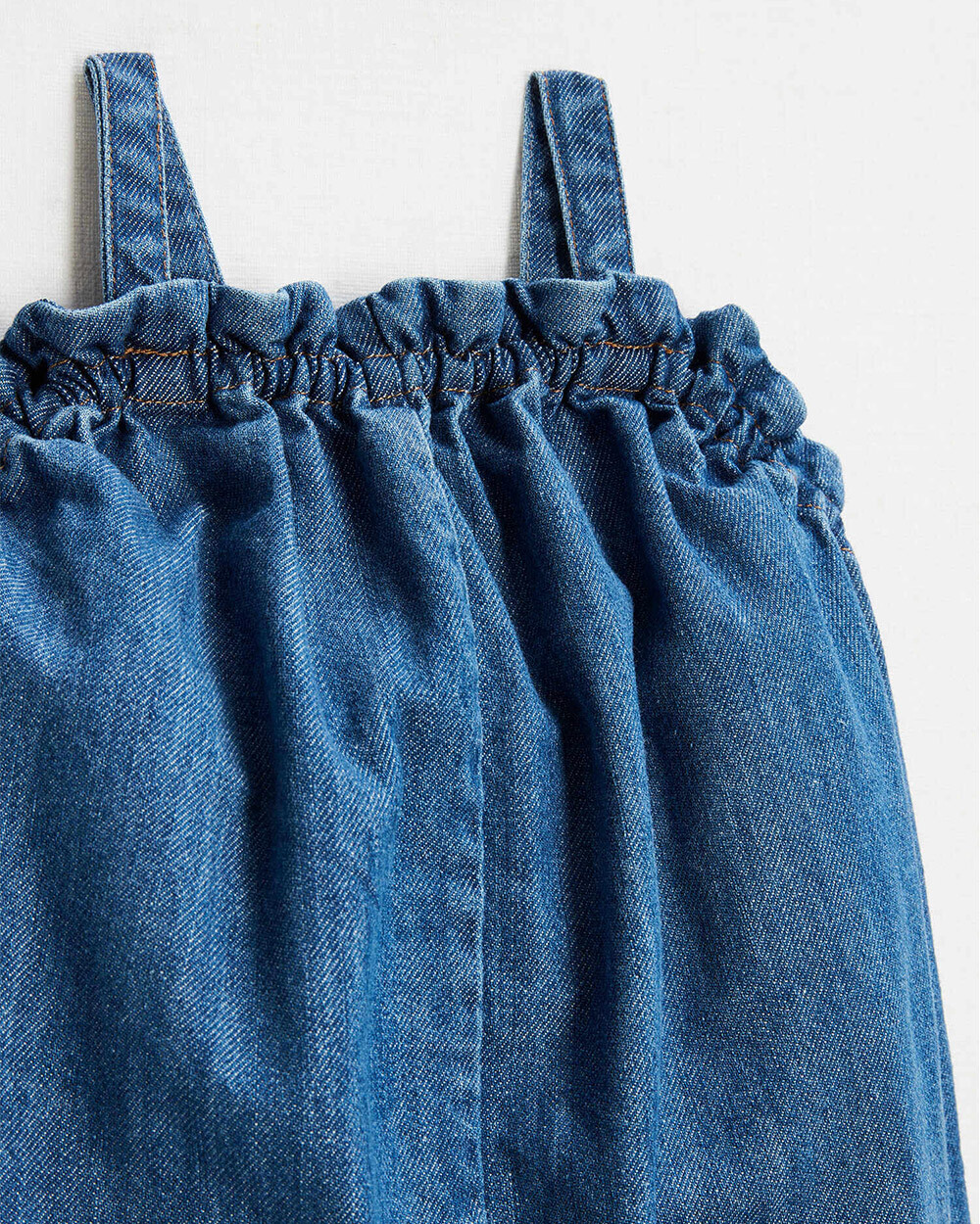 Combinaison courte en denim Coloris bleu Natalys