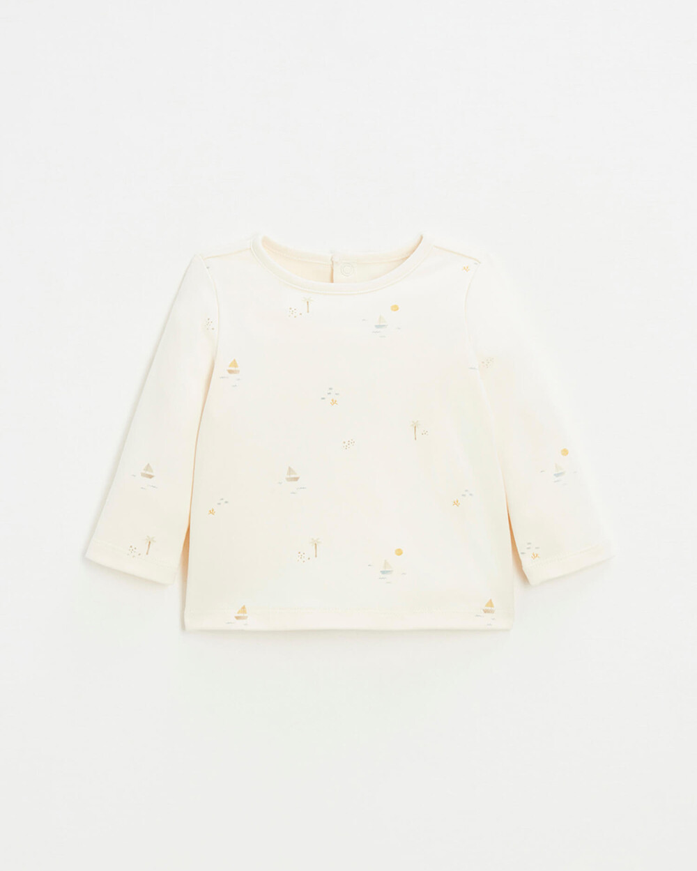 Tee-shirt imprimé marin Coloris écru Natalys