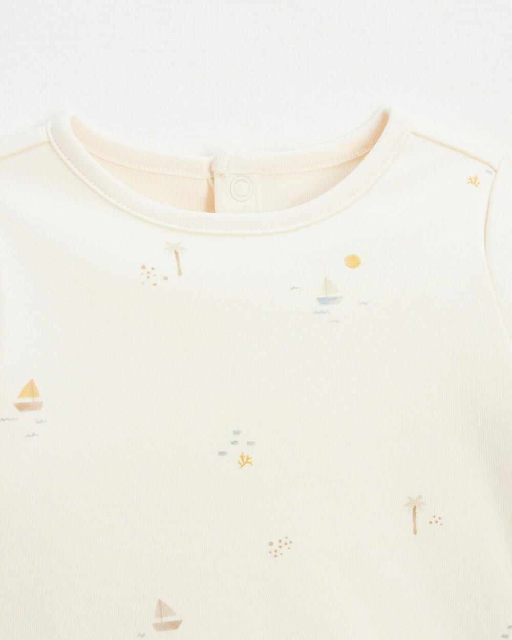 Tee-shirt imprimé marin Coloris écru Natalys