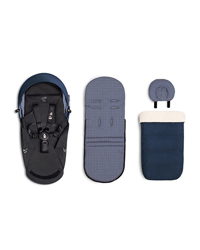 Pack poussette nouveau-né YOYO 0+ Coloris bleu marine  Stokke