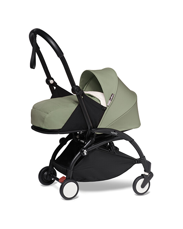 Pack poussette nouveau-né YOYO 0+ Coloris olive  Stokke