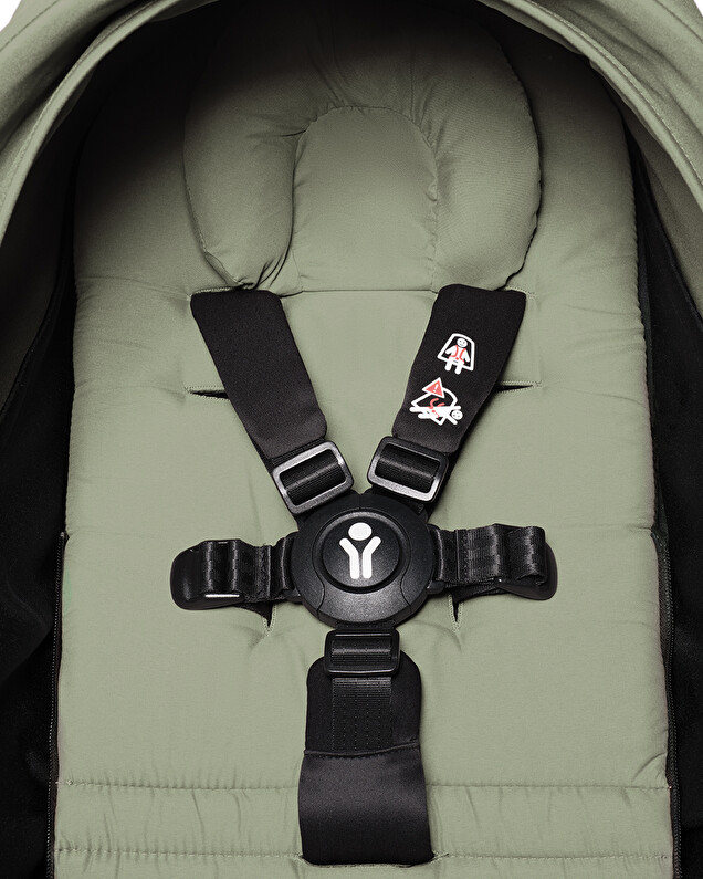 Pack poussette nouveau-né YOYO 0+ Coloris olive  Stokke
