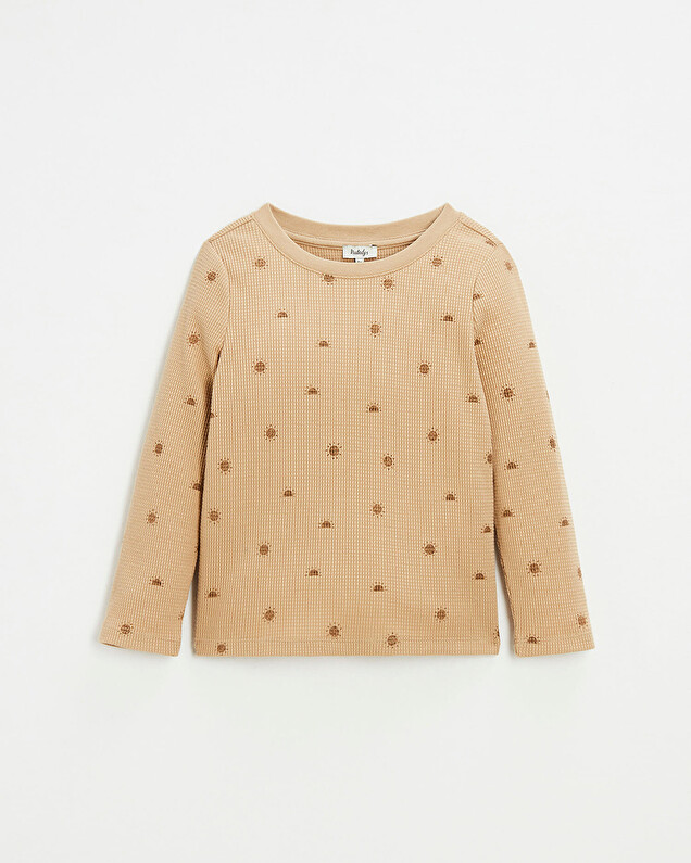 Tee shirt en coton Imprimé soleil Natalys