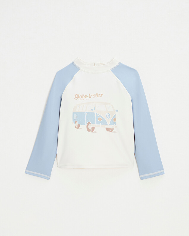 Tee-shirt de bain anti-UV Coloris écru Natalys