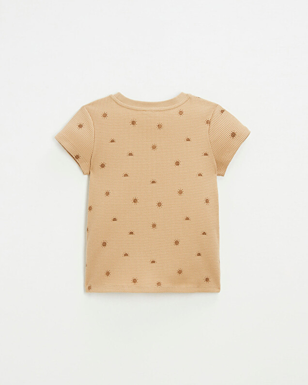 Tee shirt manches courtes Imprimé soleil Natalys