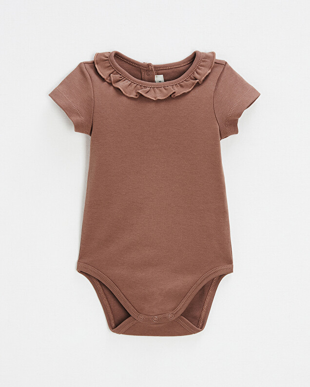 Body ajourée manches courtes Coloris rose foncé Natalys