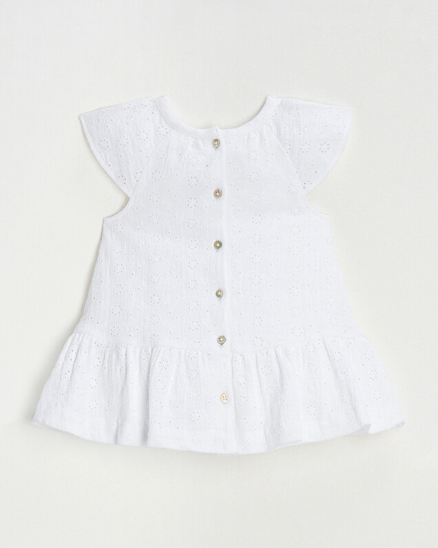 Robe en broderie anglaise Coloris écru Natalys
