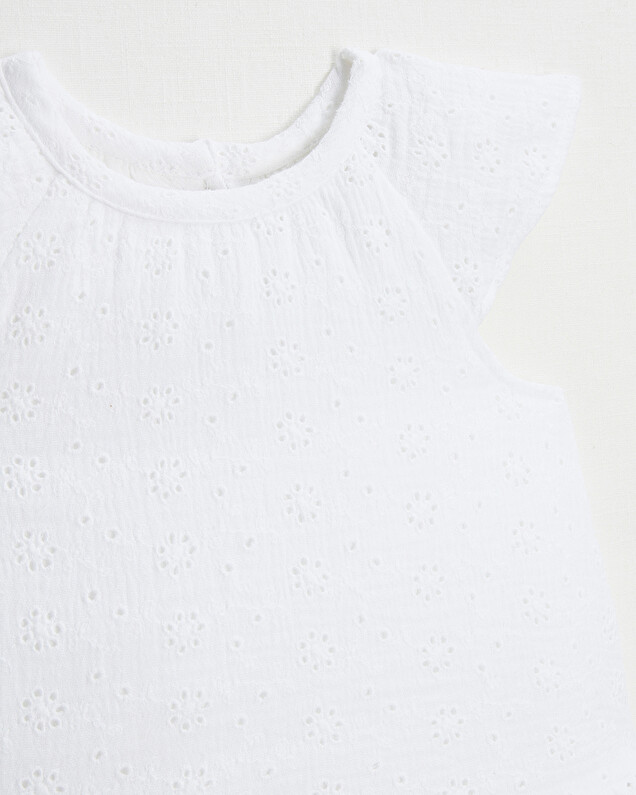 Robe en broderie anglaise Coloris écru Natalys