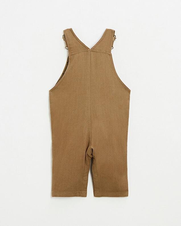 salopette en toile de coton Coloris marron Natalys