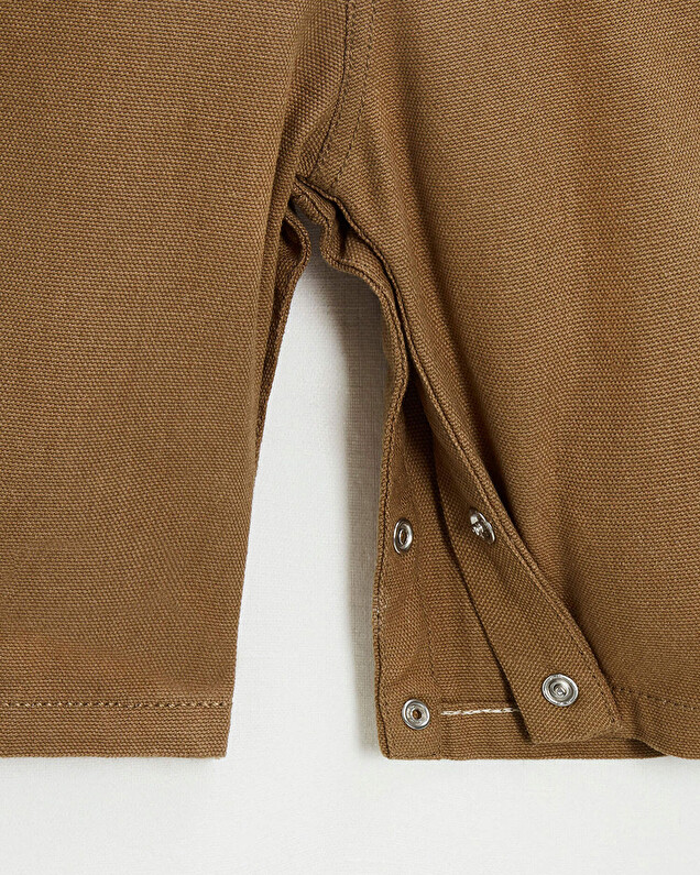 salopette en toile de coton Coloris marron Natalys