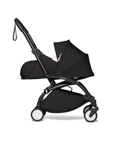 Pack poussette nouveau-n&eacute; YOYO 0+ Coloris noir  Stokke