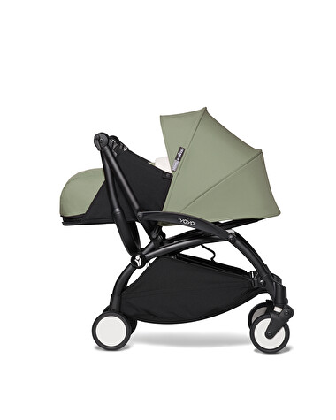 Pack poussette nouveau-n&eacute; YOYO 0+ Coloris olive  Stokke