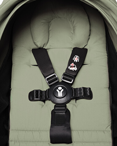 Pack poussette nouveau-n&eacute; YOYO 0+ Coloris olive  Stokke