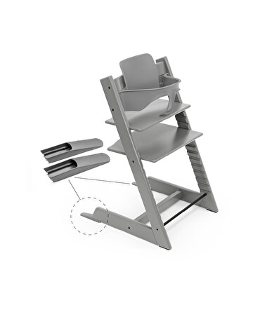 Baby set&sup2; Tripp Trapp Coloris gris temp&ecirc;te  Stokke
