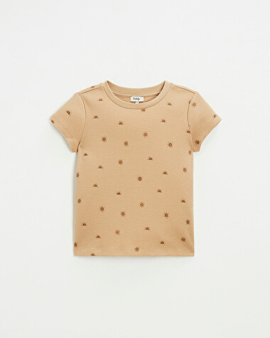 Tee shirt manches courtes Imprim&eacute; soleil  Natalys