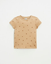 Tee shirt manches courtes Imprim&eacute; soleil  Natalys