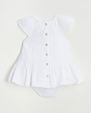 Robe en broderie anglaise Coloris écru Natalys