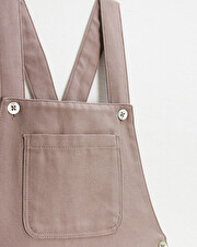Salopette en twill Coloris rose Natalys