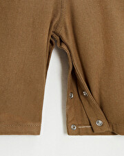salopette en toile de coton Coloris marron  Natalys