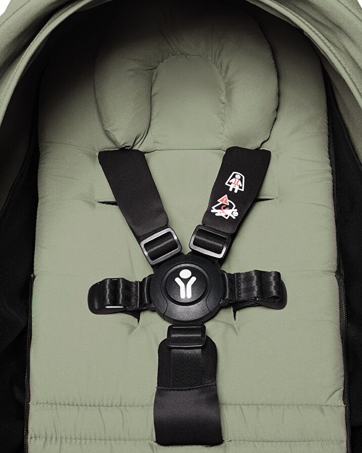 Pack poussette nouveau-né YOYO 0+ Coloris olive Stokke