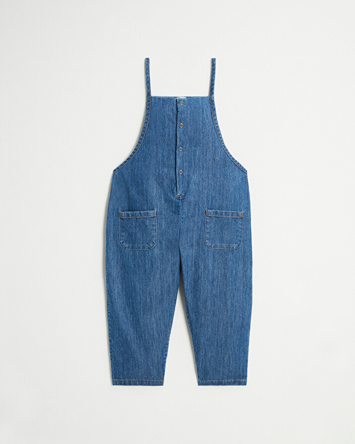 Combinaison en denim Coloris bleu Natalys