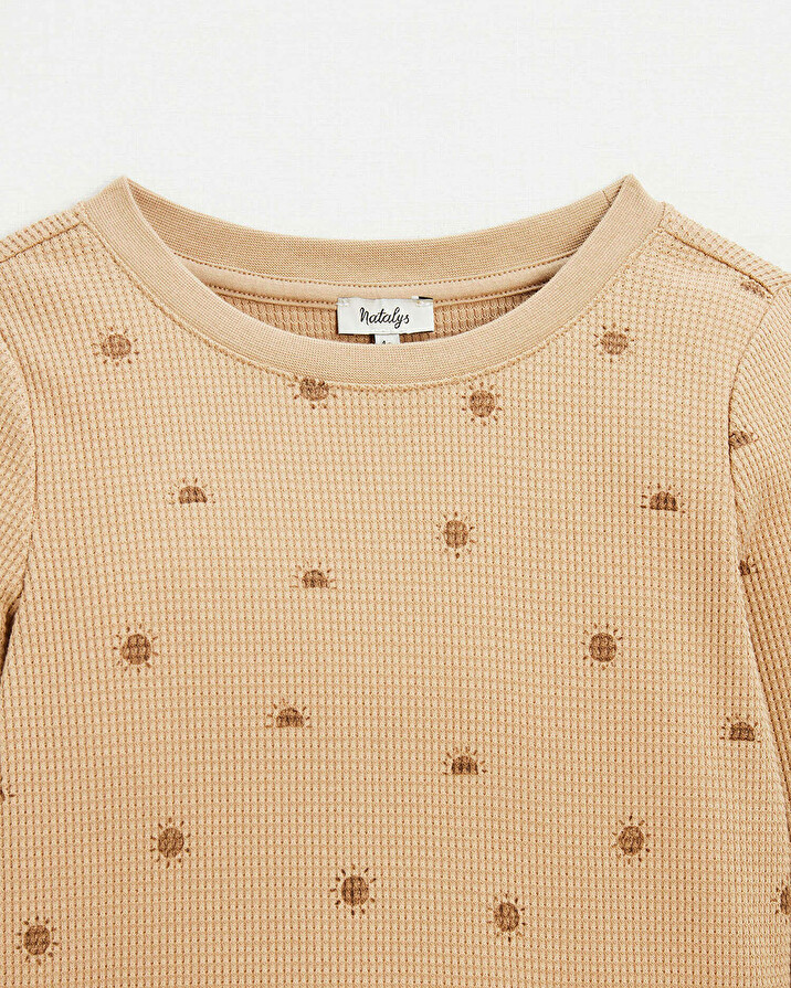 Tee shirt en coton Imprimé soleil Natalys