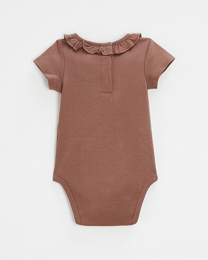 Body ajour&eacute;e manches courtes Coloris rose fonc&eacute;  Natalys