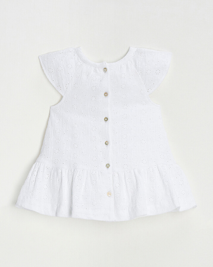 Robe en broderie anglaise Coloris écru Natalys