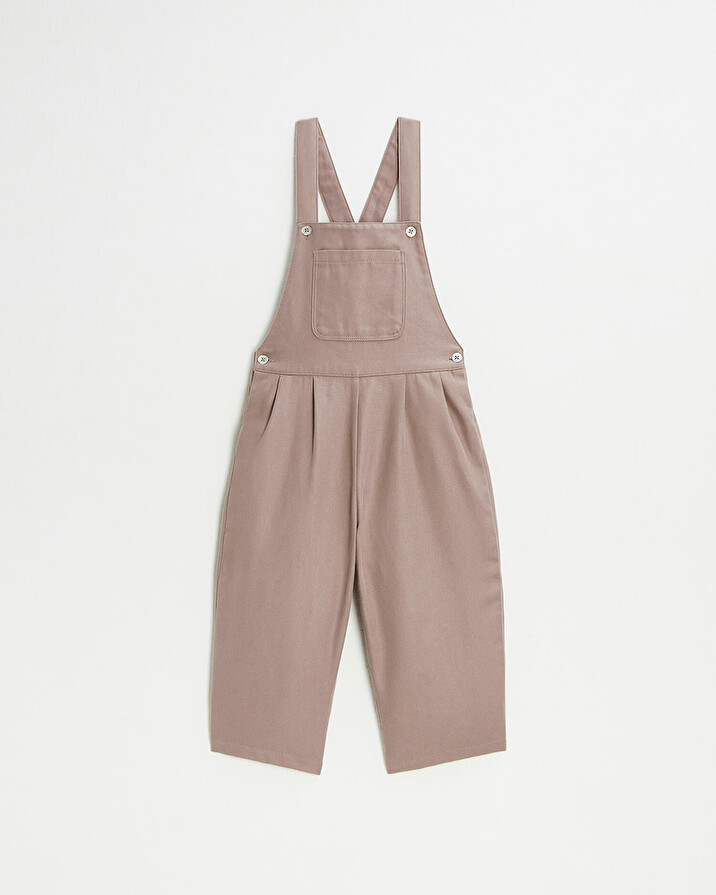 Salopette en twill Coloris rose Natalys