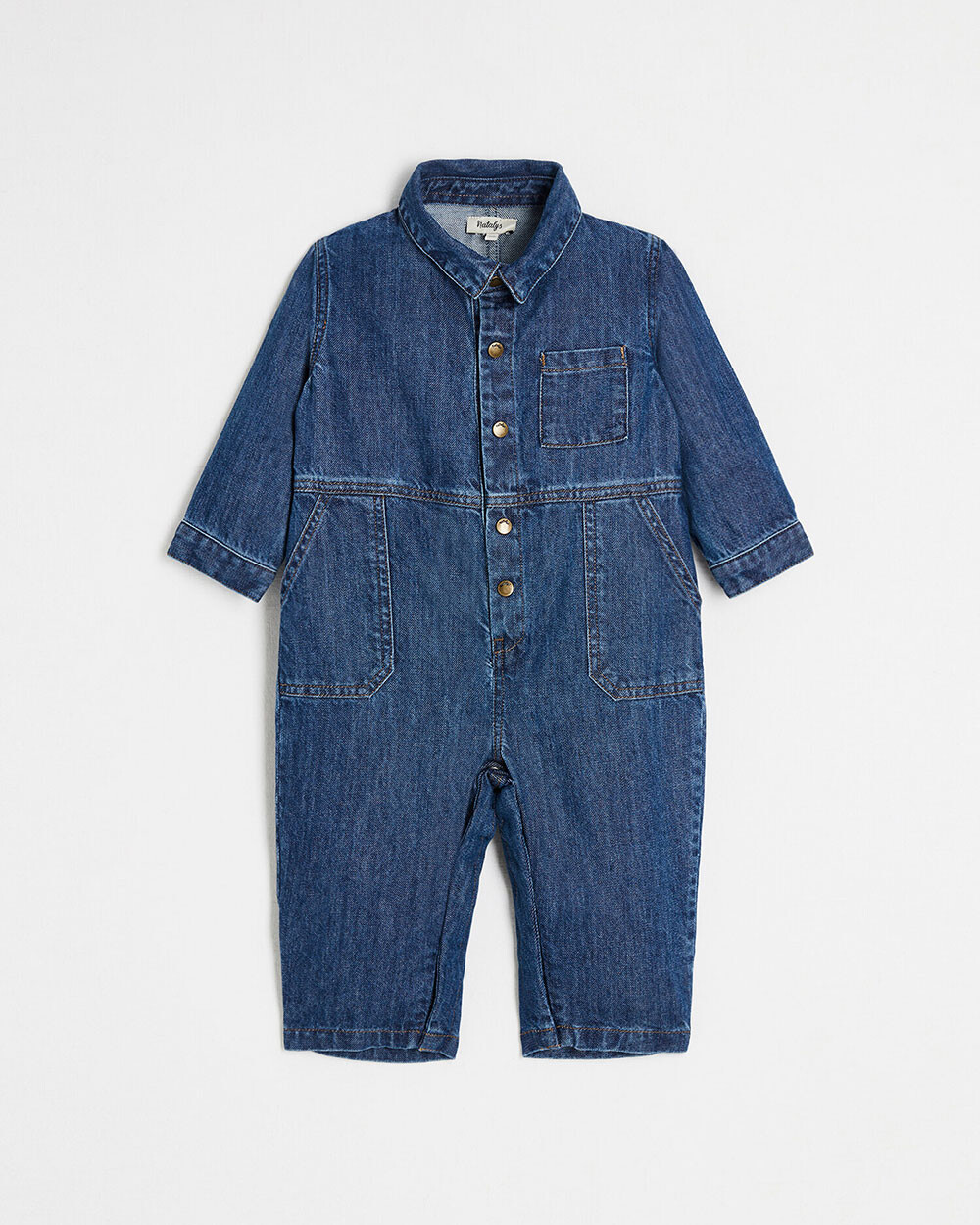 Combinaison en denim Coloris bleu Natalys