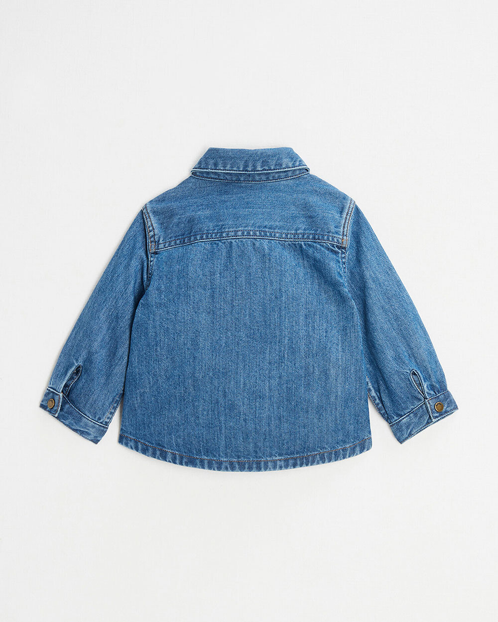 Chemise manches longues denim Coloris bleu Natalys