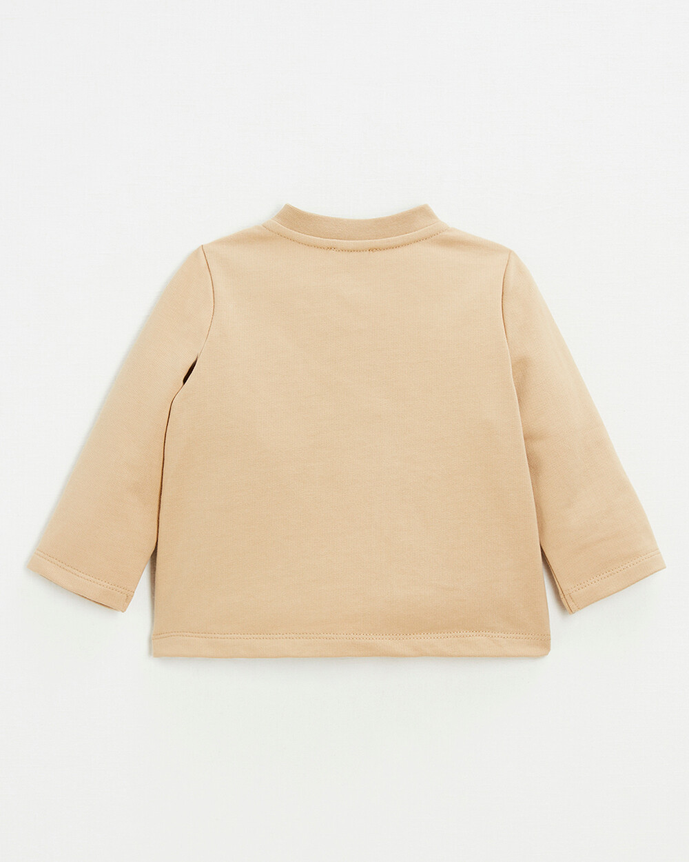 Gilet en molleton brodé Coloris camel Natalys
