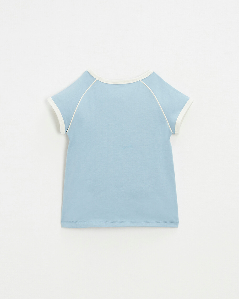 Tee shirt manches courtes Coloris bleu gris Natalys