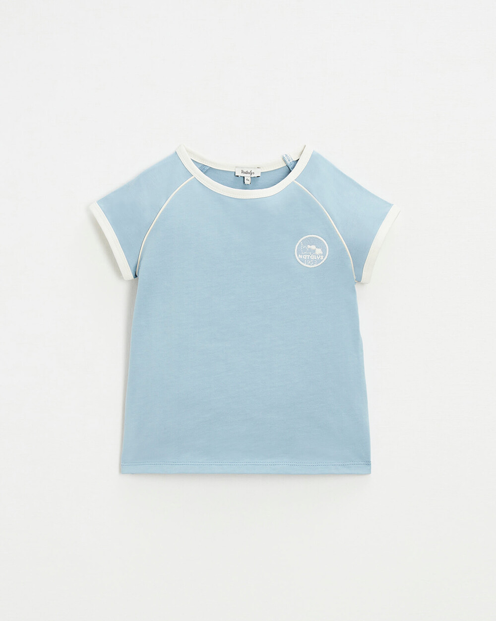 Tee shirt manches courtes Coloris bleu gris Natalys