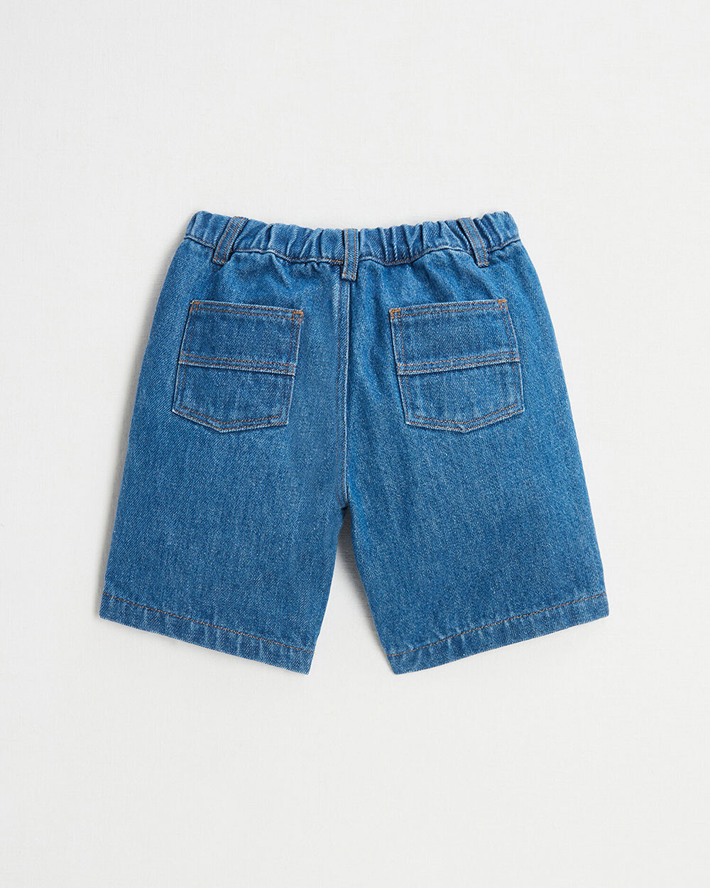 Bermuda en denim brut Coloris bleu foncé Natalys