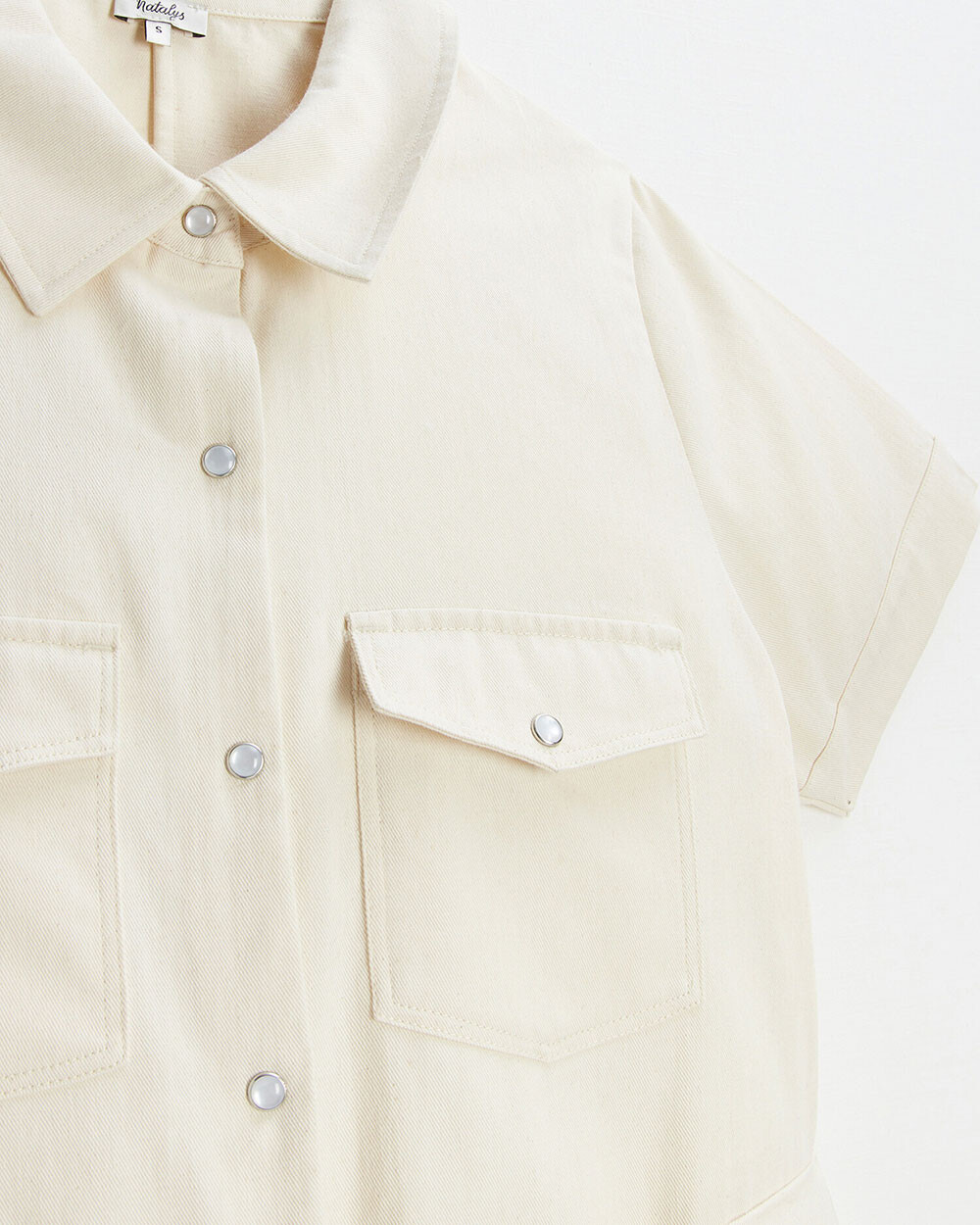 Combinaison longue en twill Coloris beige Natalys